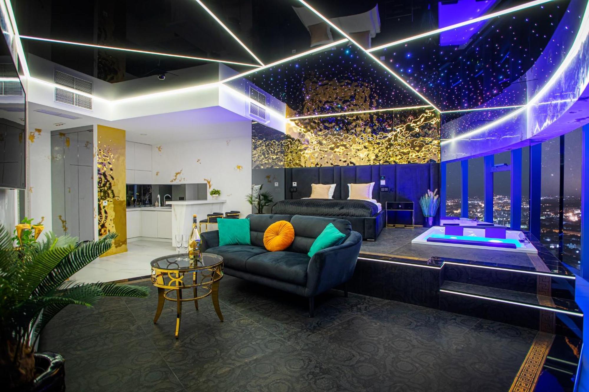 Apartamenty Sky Tower Z Jakuzzi Przy Oknie 브로츠와프 외부 사진