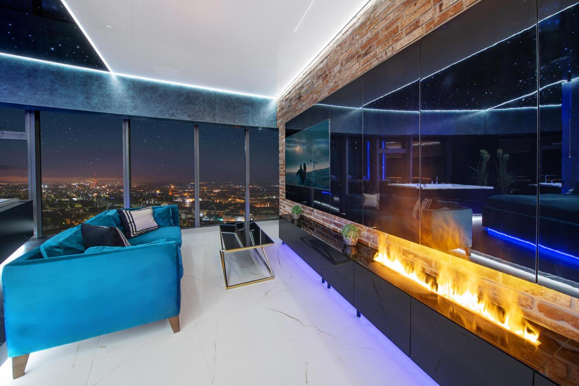 Apartamenty Sky Tower Z Jakuzzi Przy Oknie 브로츠와프 외부 사진